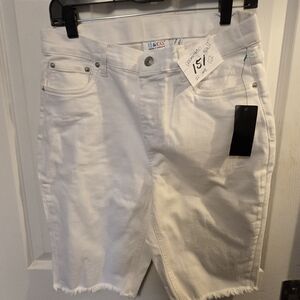 Women's White Jean Shorts